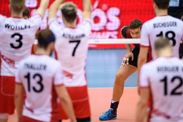 09.06.2017, TipsArena, Linz Volleyball, 2017 FIVB World League, Österreich Oesterreich (AUT) vs. Deutschland (GER) Christian Fromm ( 1 GER)