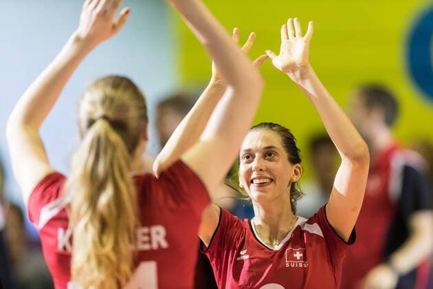 Volleyball: Montreux Volley Masters 2017, 09.06.2017 ; Switzerland vs Argentina at the Volleyball: Montreux Volley Masters 2017 on June, 09, 2017 in Montreux, Schweiz xUSx