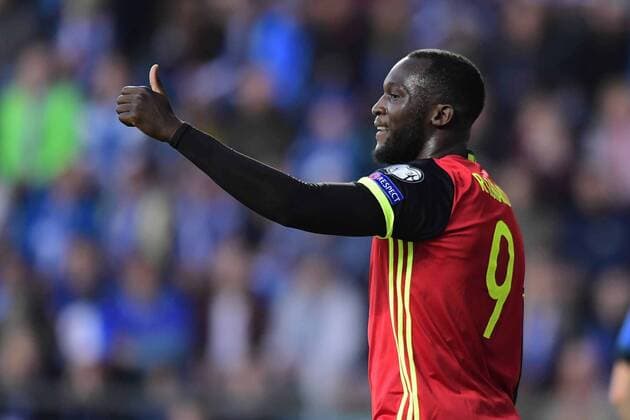 Romelu Lukaku forward of Belgium FOOTBALL : Estonie vs Belgique - Qualification Mondial 2018 - Tallinn - 09 06 2017 PhotoNews Panoramic  665619611