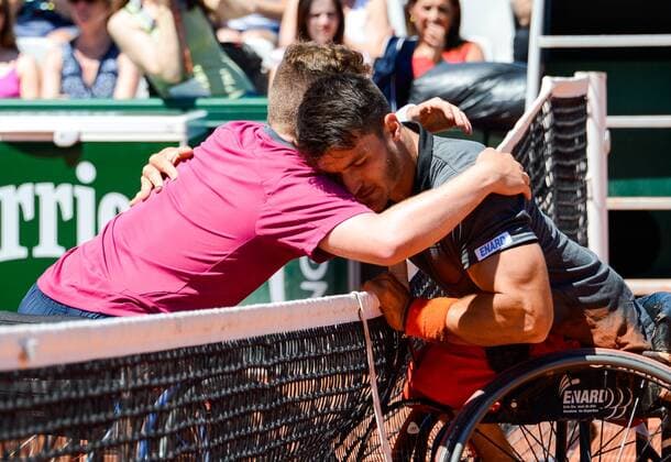 Alfie Hewett ( Royaume Uni ) TENNIS : Roland Garros 2017 - Internationaux de France - 10 06 2017 FedericoPestellini Panoramic 