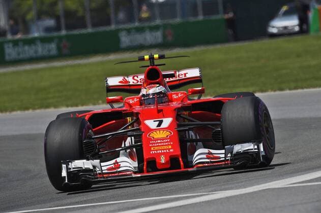 Kimi Raikkoenen (Scuderia Ferrari) mit seinem Auto auf der Strecke, Grosser Preis von Kanada 2017, Qualifikation, Motorsport, Formel 1, 10.06.2017, Montreal Copyright: xAndre Eibner-Pressefotox EP_JAE