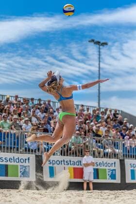 RP Beach Challenge, 10.06.2017 Barbara Seixas de Freitas (BRA), Silber Olympia 2016 Rio, Weltmeisterin 2015; RP Beach Challenge am 10.06.2017, Duesseldorf. xPWx