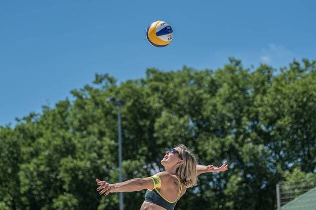 RP Beach Challenge, 11.06.2017 Laura Ludwig (Hamburger SV ), Olympiasiegerin Rio 2016; RP Beach Challenge am 11.06.2017, Duesseldorf. xPWx