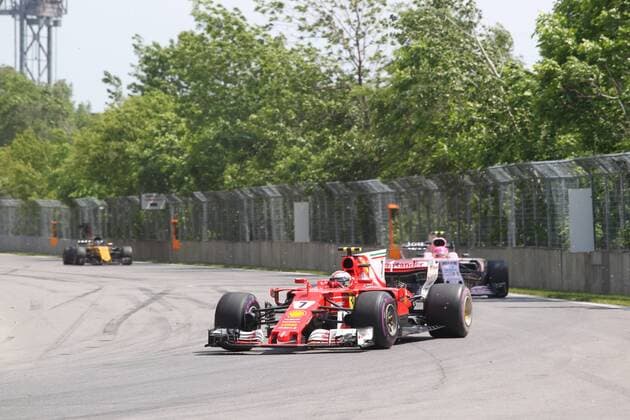 Canadian Grand Prix, Montreal 8 - 11 June 2017 11.06.2017- Race, Kimi Raikkonen (FIN) Scuderia Ferrari SF70H 