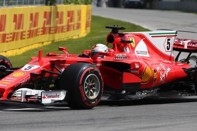 Canadian Grand Prix, Montreal 8 - 11 June 2017 11.06.2017- Race, Sebastian Vettel (GER) Scuderia Ferrari SF70H 
