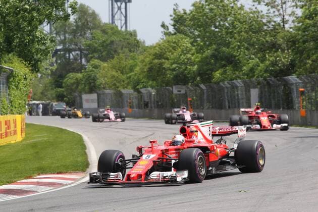 Canadian Grand Prix, Montreal 8 - 11 June 2017 11.06.2017- Race, Sebastian Vettel (GER) Scuderia Ferrari SF70H 