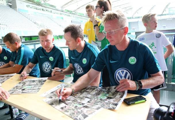 VfL Wolfsburg 97er Aufstiegshelden vs VfL Allstars , Deutschland. 11.06.2017, FUßBALL - Wolfsburg