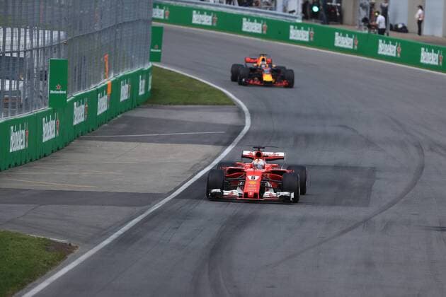 June 11th 2017, Circuit Gilles Villeneuve, Montreal Quebec, Canada; Formula One Grand Prix, Race Day; Sebastian Vettel - Scuderia Ferrari SF70H xOctanex  ActionPlus11889774