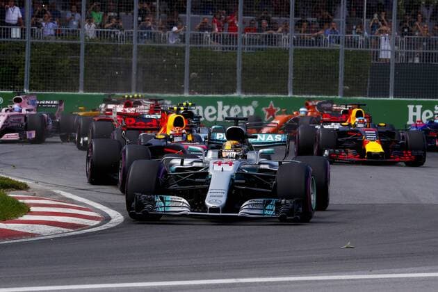 Motorsports: FIA Formula One World Championship WM Weltmeisterschaft 2017, Grand Prix of Canada, 44 Lewis Hamilton (GBR, Mercedes AMG Petronas F1 Team), Montreal Canada xHOCHxZWEIx