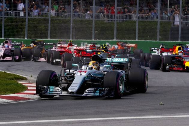 Motorsports: FIA Formula One World Championship WM Weltmeisterschaft 2017, Grand Prix of Canada, 44 Lewis Hamilton (GBR, Mercedes AMG Petronas F1 Team), Montreal Canada xHOCHxZWEIx