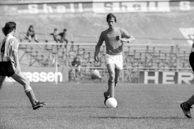 Niederlande gegen Argentinien, Testspiel 1974 in Amsterdam, Johan Cruijff (Niederlande)