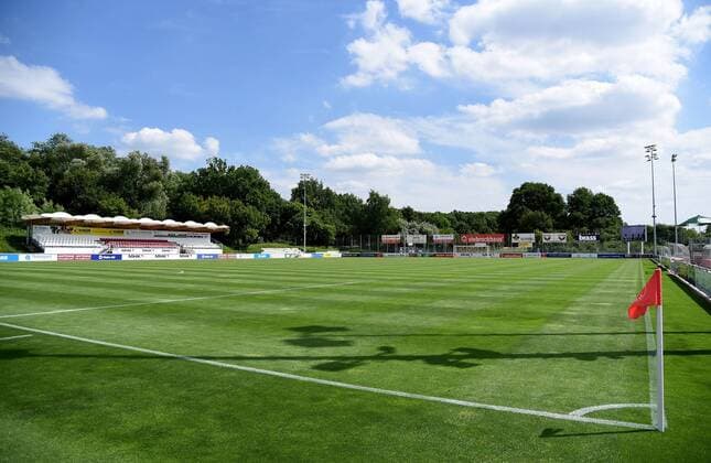 13.06.2017, xfux, Fussball DFB, Deutschland DFB Training U21 U 21 emspor, v.l. Uebersicht, Ansicht Sportplatz SC Hessen Dreieich Hahn Air Sportpark Dreieich
