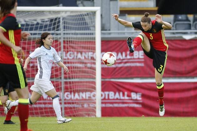 Jacques Heleen of Belgium FOOTBALL FEMININ : Belgique vs Japon - Amical - 13 06 2017 PhotoNews Panoramic 