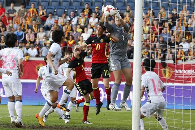 Zeler Aline of Belgium FOOTBALL FEMININ : Belgique vs Japon - Amical - 13 06 2017 PhotoNews Panoramic 