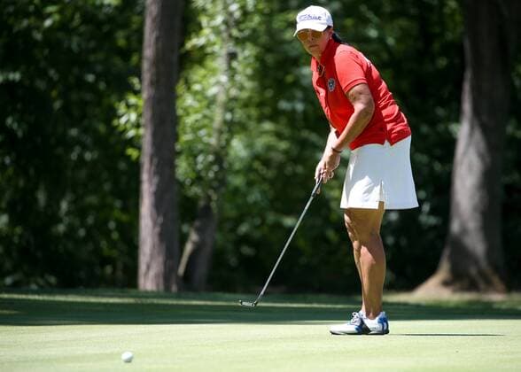 GOLF - EGA, European Senior Ladies Championship SCHOENBORN,AUSTRIA,15.JUN.17 - GOLF - EGA, European Senior Ladies Championship, GC Schloss Schoenborn. Image shows Barbara Haberl (AUT). GEPAxpictures xMarioxKneisl