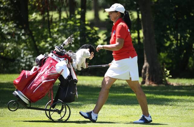 GOLF - EGA, European Senior Ladies Championship SCHOENBORN,AUSTRIA,15.JUN.17 - GOLF - EGA, European Senior Ladies Championship, GC Schloss Schoenborn. Image shows Barbara Haberl (AUT). GEPAxpictures xMarioxKneisl