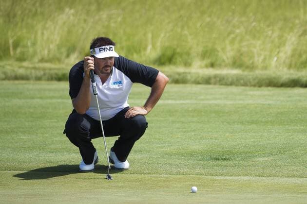 170615 Sveriges Daniel Chopra under omgang ett i golfturneringen US Open den 15 juni 2017 i Hartford.  Copyright: JOELxMARKLUND BB170615JM007
