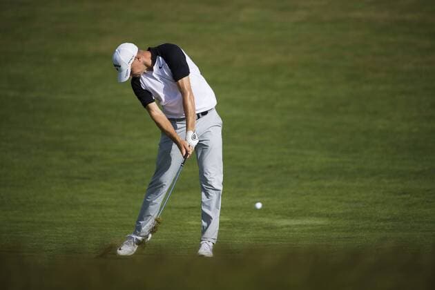 170615 Sveriges Alexander Noren under omgang ett i golfturneringen US Open den 15 juni 2017 i Hartford.  Copyright: JOELxMARKLUND BB170615JM013