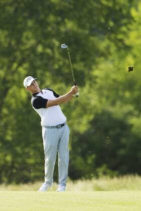 170615 Sveriges Alexander Noren under omgang ett i golfturneringen US Open den 15 juni 2017 i Hartford.  Copyright: JOELxMARKLUND BB170615JM020