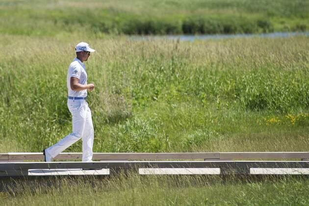170615 Sveriges Henrik Stenson under första omgangen i golfturneringen US Open den 15 juni 2017 i Hartford.  Copyright: JOELxMARKLUND BB170615JM040