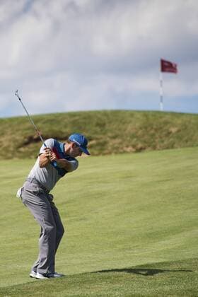 170615 Spaniens Sergio Garcia under första omgangen i golfturneringen US Open den 15 juni 2017 i Hartford.  Copyright: JOELxMARKLUND BB170615JM068
