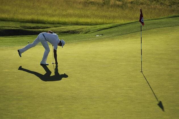 Bilder des Tages - SPORT 170615 Sveriges Henrik Stenson under första omgangen i golfturneringen US Open den 15 juni 2017 i Hartford.  Copyright: JOELxMARKLUND BB170615JM076