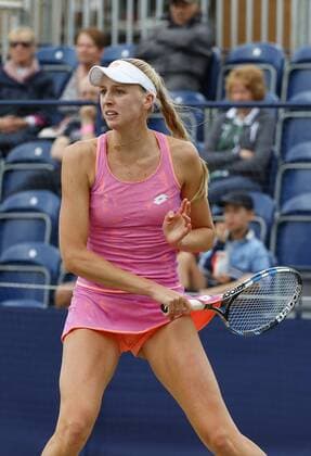 June 16th 2017, The Northern Lawn tennis Club, Manchester, England; ITF Womens tennis tournament; Number six seed Naomi Broady (GBR) in action during her quarter final singles match against number one seed Kai-Chen Chang (TPE) xAlanxMartinx  ActionPlus11890793