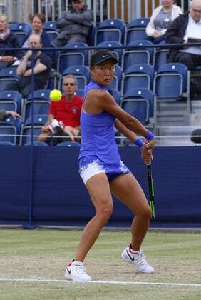 June 16th 2017, The Northern Lawn tennis Club, Manchester, England; ITF Womens tennis tournament; Number one seed Kai-Chen Chang (TPE) in action during her quarter final singles match against number six seed Naomi Broady (GBR); Broady won in straight sets xAlanxMartinx  ActionPlus11890815