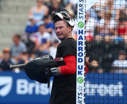 June 17, 2017 - London, England, United Kingdom - David Carter of Canada. during The Men s Hockey World League Semi-Final 2017 Group B match between Canada and India The Lee Valley Hockey and Tennis Centre in London on June 17, 2017 Hockey - Canada and India  - ZUMAn230 20170617_zaa_n230_093 Copyright: xKieranxGalvinx