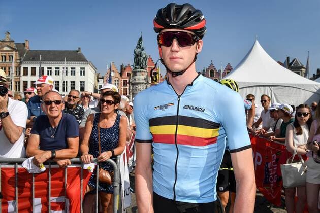 Belgian Nathan Van Hooydonck pictured ahead of the first edition of the renewed Elfstedenronde Bruges Cycling Classic, a cycling race of 199,0km from from Bruges to Bruges, Sunday 18 June 2017. LUCxCLAESSEN  x05114580x