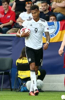 Davie Selke Einzelbild Freisteller Aktion Fußball Fussball U21 U 21 EM Europameisterschaft Länderspiel Saison 2016 2017 18.06.2017 DFB Nationalmannschaft GER BRDeutschland vs. Tschechien Tschechische Republik
