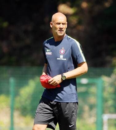 Aue, 19.06.2016, Erzgebirgsstadion, Fussball, 2.Bundesliga, FC Erzgebirge Aue , Trainingsauftakt beim Zweitligisten für die kommende Spielzeit 2017 2018. , Im Bild: Trainer Thomas Letsch. ,