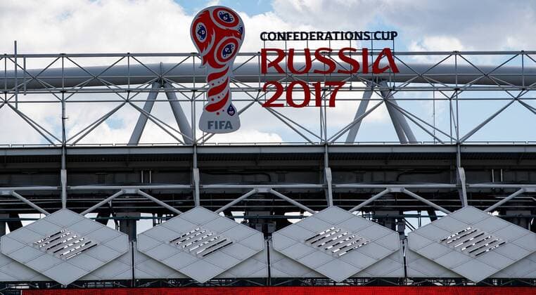 Russia vs Portugal MOSCOU, MO - 20.06.2017: RUSSIA VS PORTUGAL - External overview of the Spartak Arena that will be the stage of the match between Russia and Portugal valid for the second round of the 2017 Confederations Cup, to be held tomorrow (21), held in Moscow, Russia. (Photo: Marcelo Machado de Melo Fotoarena) x1340420x  MarceloxMachadoxdexMelo