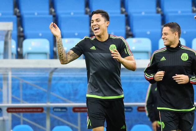 Carlos Salcedo (Mexiko, Mexico), Neuzugang bei Eintracht Frankfurt - 20.06.2017: Abschlusstraining der Nationalmannschaft Mexiko, Fisht Stadium Sotschi