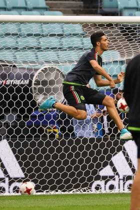 Raul Jimenez (Mexiko, Mexico) - 20.06.2017: Abschlusstraining der Nationalmannschaft Mexiko, Fisht Stadium Sotschi