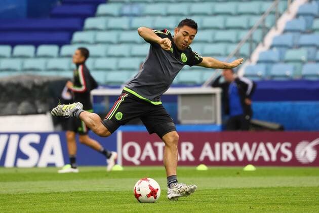 Marco Fabian (Mexiko, Mexico) - 20.06.2017: Abschlusstraining der Nationalmannschaft Mexiko, Fisht Stadium Sotschi
