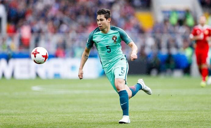 Russia vs Portugal MOSCOU, MO - 21.06.2017: RUSSIA VS PORTUGAL - RAPHAEL GUERREIRO of Portugal during a match between Russia and Portugal valid for the second round of the Confederations Cup 2017 on Wednesday (21), held at the Spartak Stadium (Otkrytie Arena) in Moscow, Russia. (Photo: Marcelo Machado de Melo Fotoarena) x1341336x  MarceloxMachadoxdexMelo