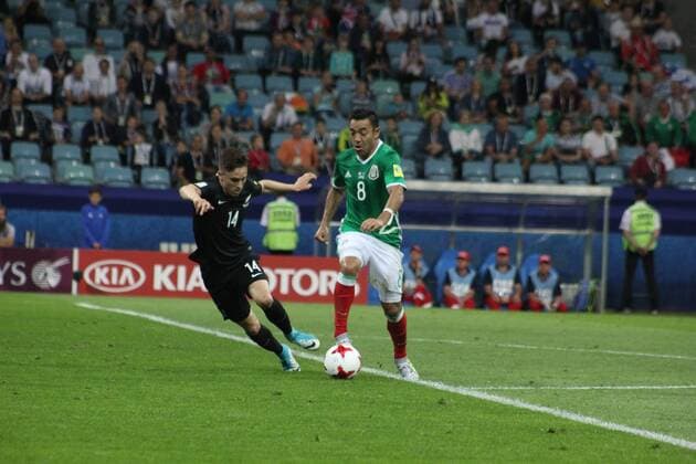 Of The Russian Federation. Sochi. Football. The FIFA Confederations Cup 2017. Mexico New Zealand. The Stadium Fischt. MaksimxKonstantinov 