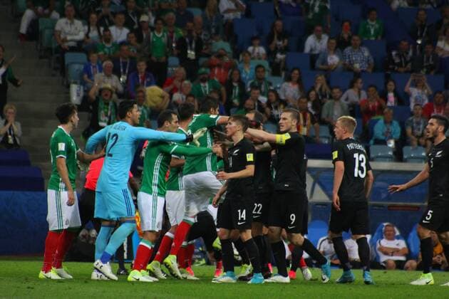 Of The Russian Federation. Sochi. Football. The FIFA Confederations Cup 2017. Mexico New Zealand. The Stadium Fischt. MaksimxKonstantinov 