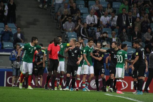 Of The Russian Federation. Sochi. Football. The FIFA Confederations Cup 2017. Mexico New Zealand. The Stadium Fischt. MaksimxKonstantinov 
