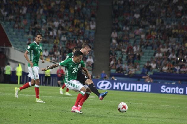 Of The Russian Federation. Sochi. Football. The FIFA Confederations Cup 2017. Mexico New Zealand. The Stadium Fischt. MaksimxKonstantinov 