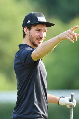 Felix NEUREUTHER,GER,Ski Alpin, Gestik, Aktion,Einzelbild,angeschnittenes Einzelmotiv, Halbfigur,halbe Figur. ProAm ,GOLF,BMW International Open 2017 am 21.06.2017 in Muenchen Eichenried.