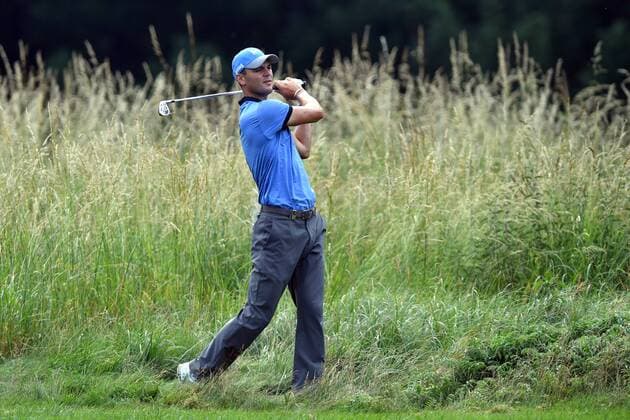 Martin KAYMER (GER), Aktion,Einzelaktion, Einzelbild,Freisteller,Ganzkoerperaufnahme,ganze Figur. ProAm ,GOLF,BMW International Open 2017 am 21.06.2017 in Muenchen Eichenried.