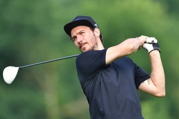 Felix NEUREUTHER,GER,Ski Alpin, Aktion,Einzelbild,angeschnittenes Einzelmotiv,Halbfigur,halbe Figur. ProAm ,GOLF,BMW International Open 2017 am 21.06.2017 in Muenchen Eichenried.