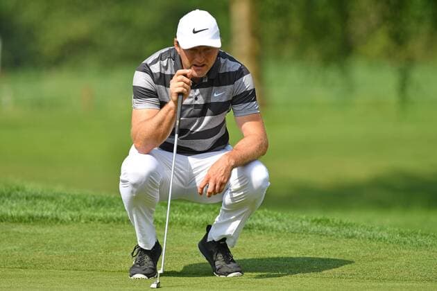 Ralph HASENHUETTL (Trainer Red Bull Leipzig), Aktion,Einzelaktion, Einzelbild,Freisteller, Ganzkoerperaufnahme,ganze Figur. ProAm ,GOLF,BMW International Open 2017 am 21.06.2017 in Muenchen Eichenried.