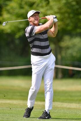 Ralph HASENHUETTL (Trainer Red Bull Leipzig), Aktion,Einzelaktion, Einzelbild,Freisteller, Ganzkoerperaufnahme,ganze Figur. ProAm ,GOLF,BMW International Open 2017 am 21.06.2017 in Muenchen Eichenried.