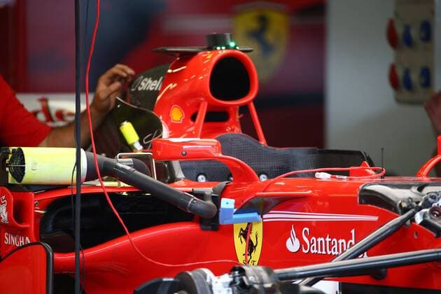 Azerbaijan Grand Prix, Baku 22 - 25 June 2017 22.06.2017 - Scuderia Ferrari SF70H, detail 