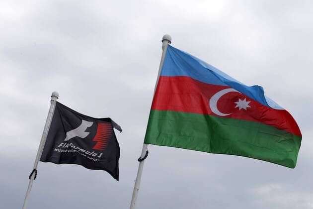 Azerbaijan Grand Prix, Baku 22 - 25 June 2017 22.06.2017 - Flags 