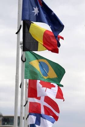 Azerbaijan Grand Prix, Baku 22 - 25 June 2017 22.06.2017 - Flags 