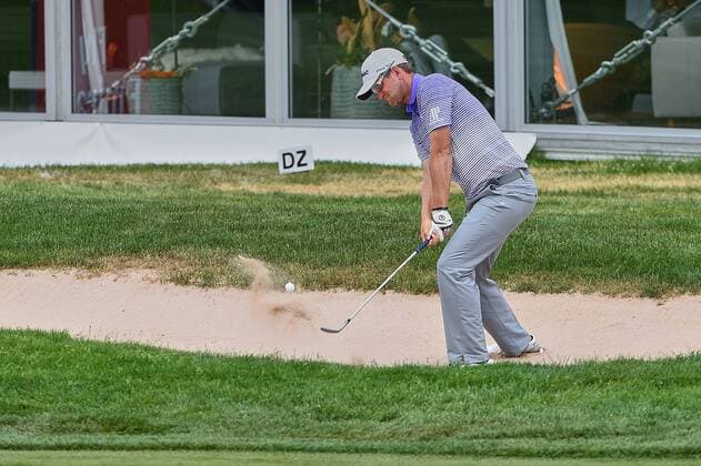 GER, Muenchen, Polo,BMW International Open 2017 23.06.2017, Golfplatz Eichenried, Moosinning, GER, Muenchen, Polo,BMW International Open 2017, im Bild Bernd Wiesberger (AUT) im Bunker nordphotox xSchreyer